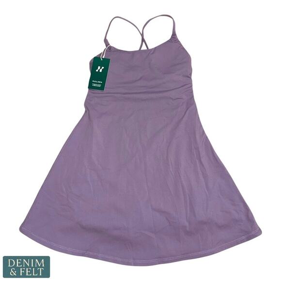 Halara SoftlyZero™ Plush Backless Active Dress Tulip Purple Size XS NEW/NWT! - Picture 7 of 13